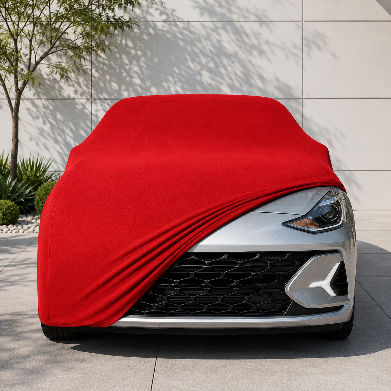 Hyundai Grand i10 Hatchback Araba Brandası Yazlık Kumaş Oto Branda – Araca Özel Uyum