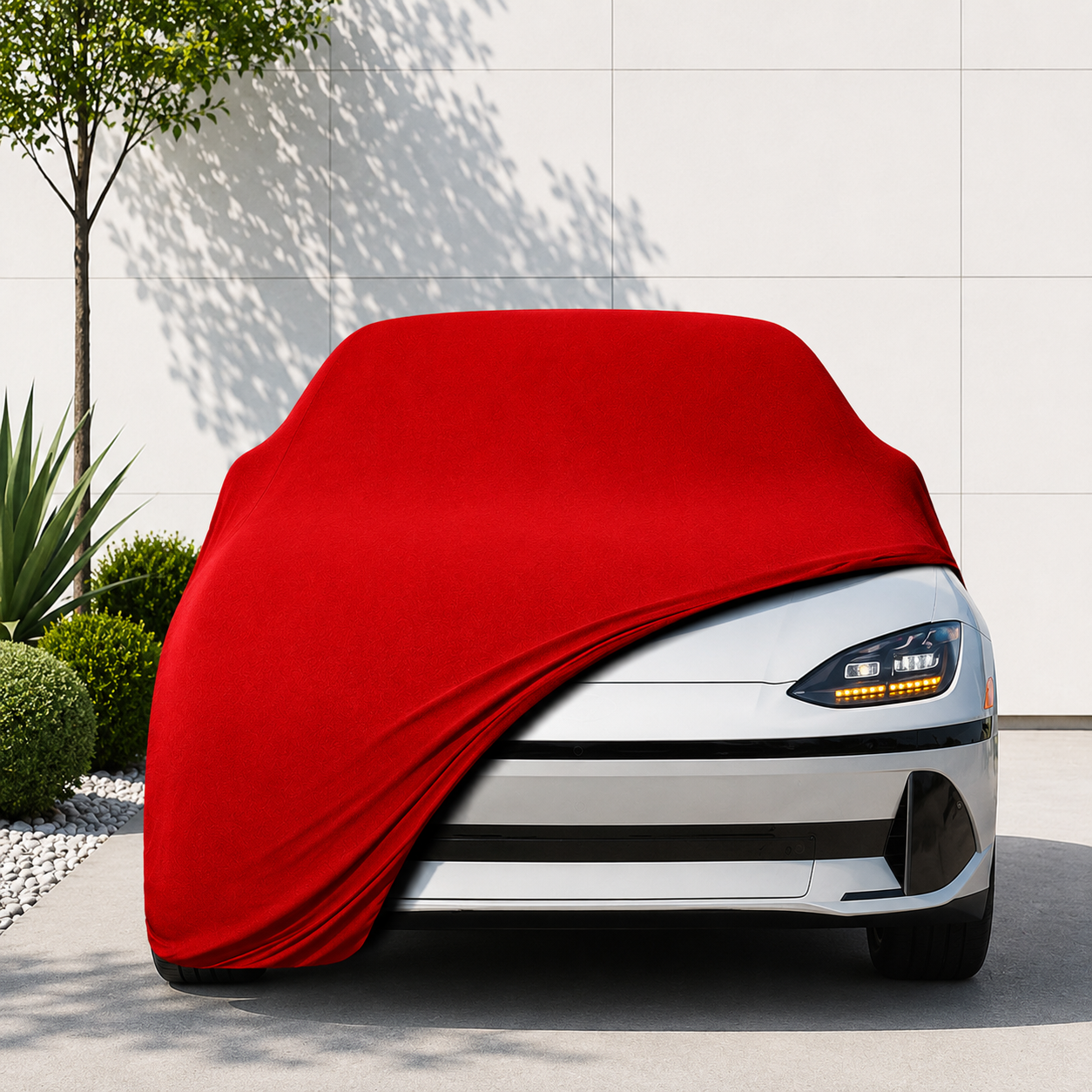 Hyundai IONIQ 6 Araba Brandası Yazlık Kumaş Oto Branda – Araca Özel Uyum