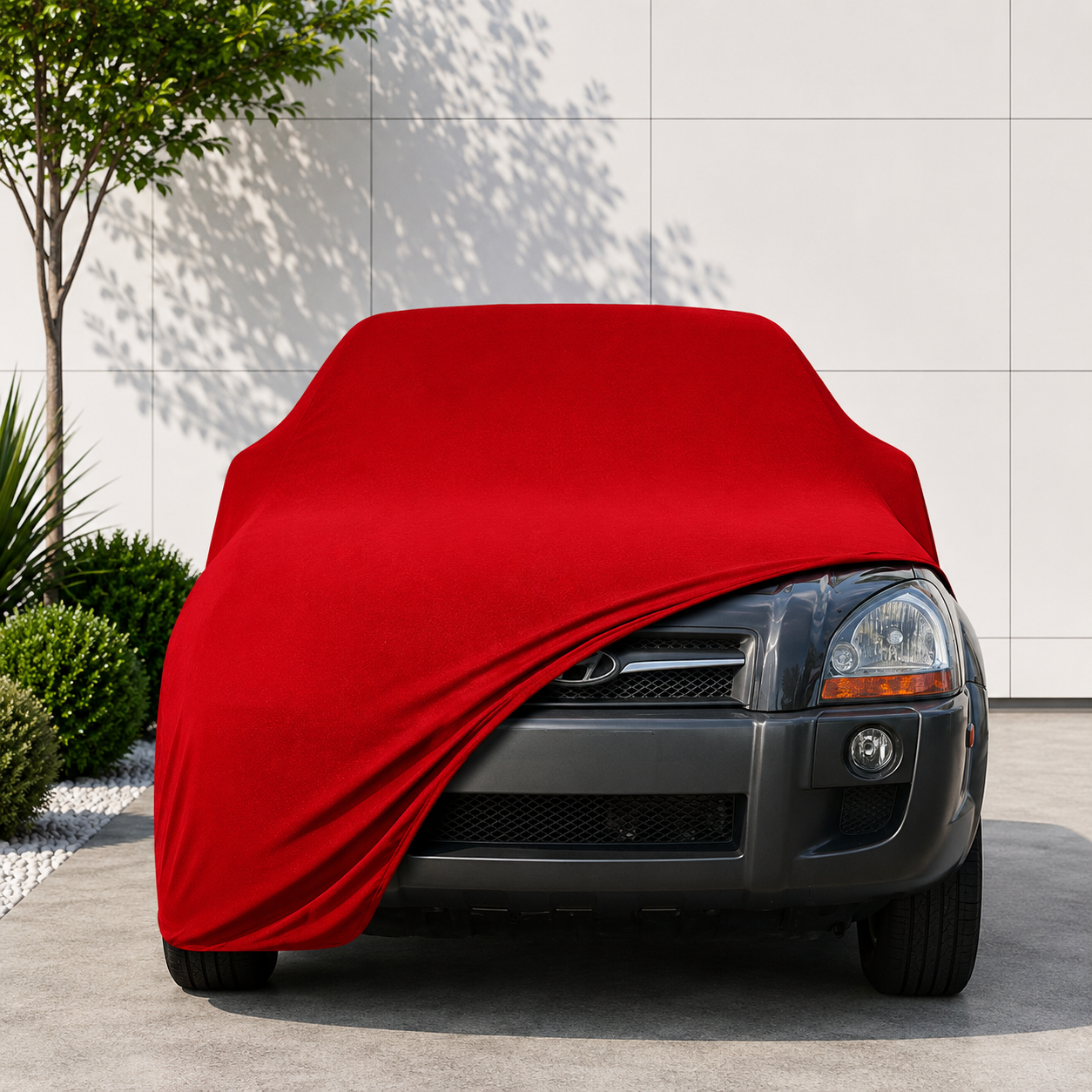 Hyundai Tucson (2004 – 2009) Araba Brandası Yazlık Kumaş Oto Branda – Araca Özel Uyum