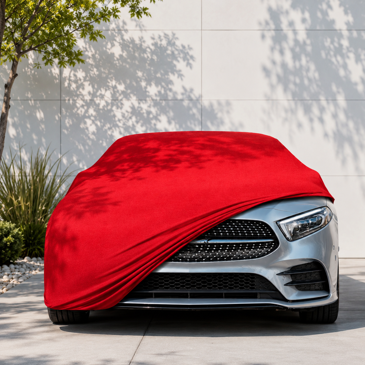 Mercedes Benz A-Serisi Hatchback (W177) 2018 - 2022 Araba Brandası Yazlık Kumaş Oto Branda – Araca Özel Uyum