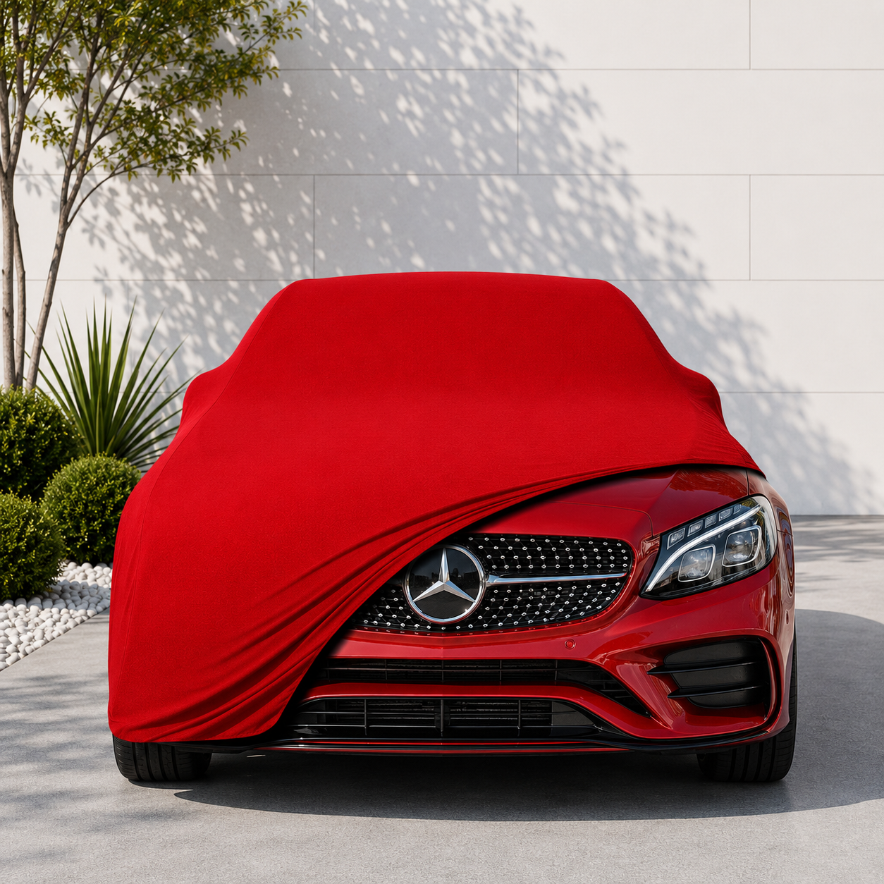 Mercedes Benz C-Serisi Station Wagon (S206) 2021 - 2026 Araba Brandası Yazlık Kumaş Oto Branda – Araca Özel Uyum