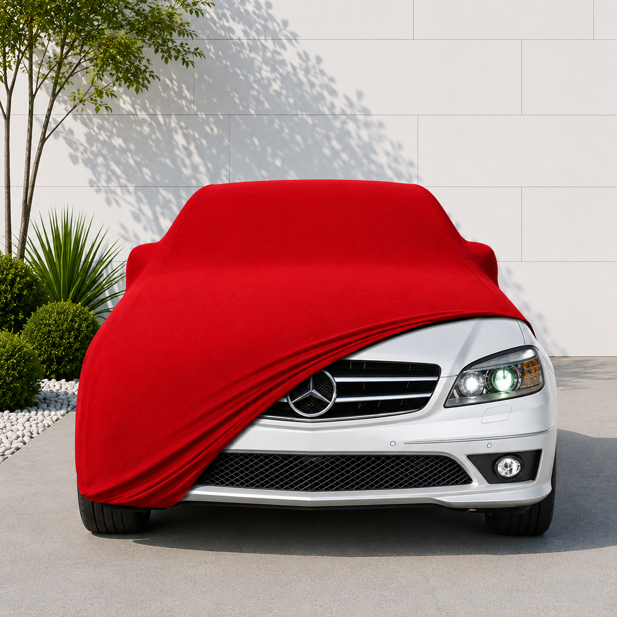 Mercedes Benz CLC-Serisi Coupe (CL203) 2008 - 2011 Araba Brandası Yazlık Kumaş Oto Branda – Araca Özel Uyum