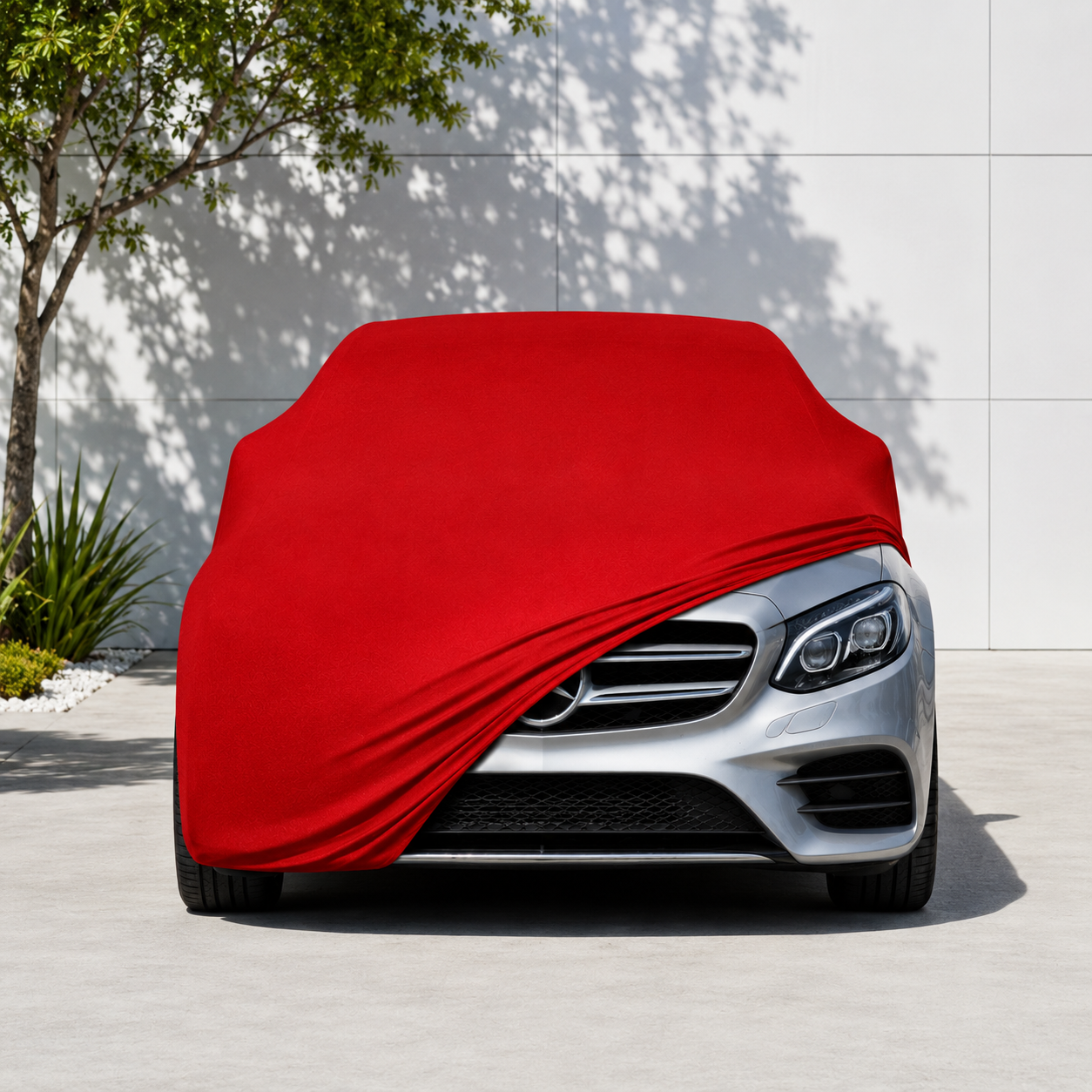 Mercedes Benz E-Serisi Sedan (W213) 2016 - 2023 Araba Brandası Yazlık Kumaş Oto Branda – Araca Özel Uyum