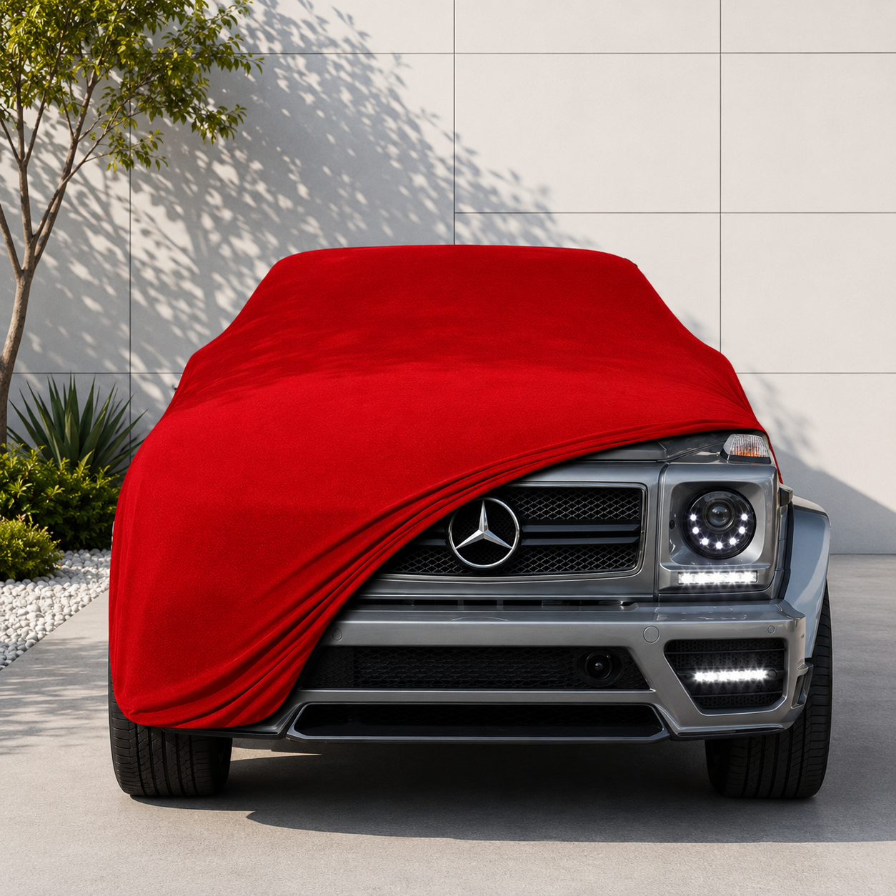 Mercedes Benz G-Serisi SUV (W463) 2012 - 2018 Araba Brandası Yazlık Kumaş Oto Branda – Araca Özel Uyum