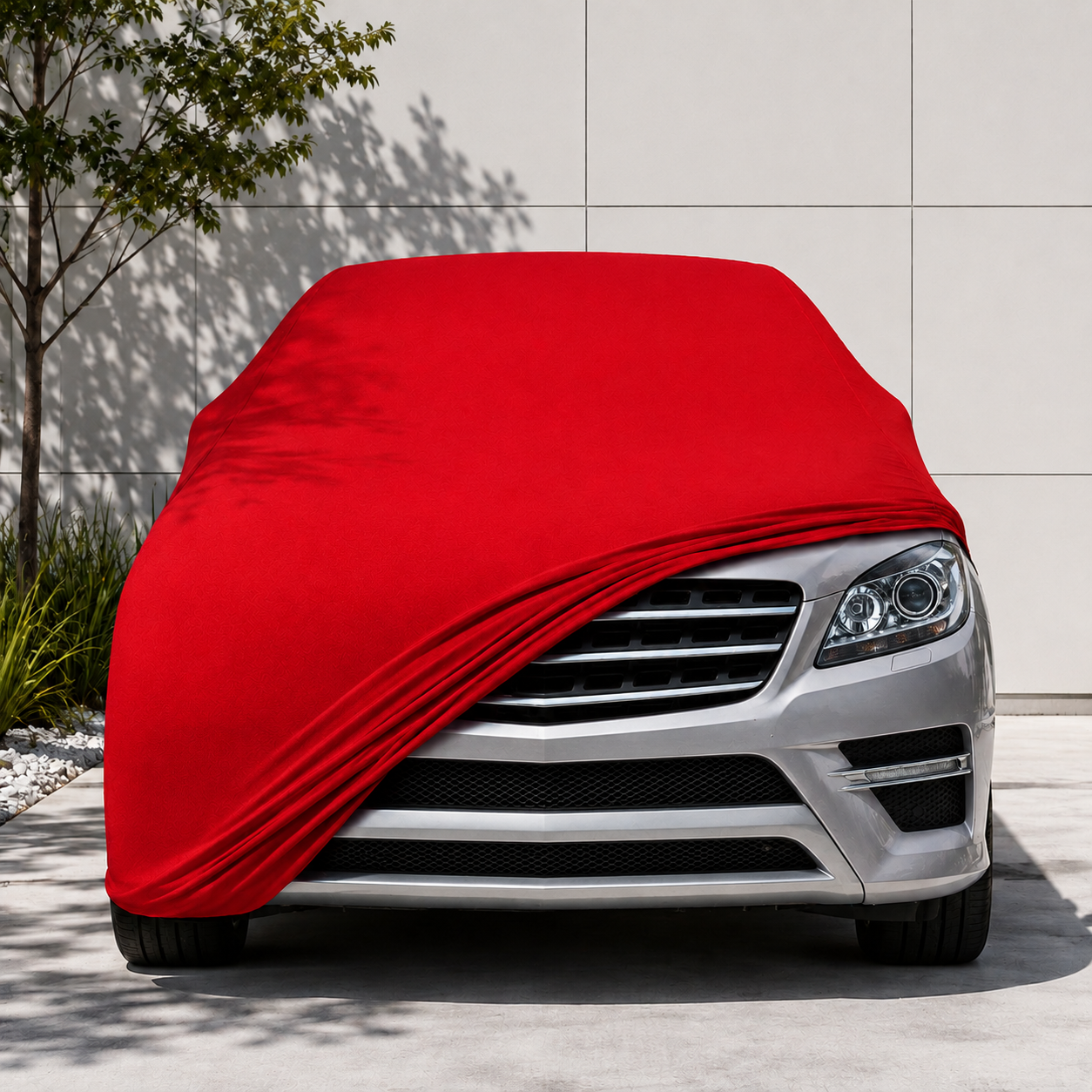 Mercedes Benz GLE-Serisi SUV (W166) 2015 - 2019 Araba Brandası Yazlık Kumaş Oto Branda – Araca Özel Uyum