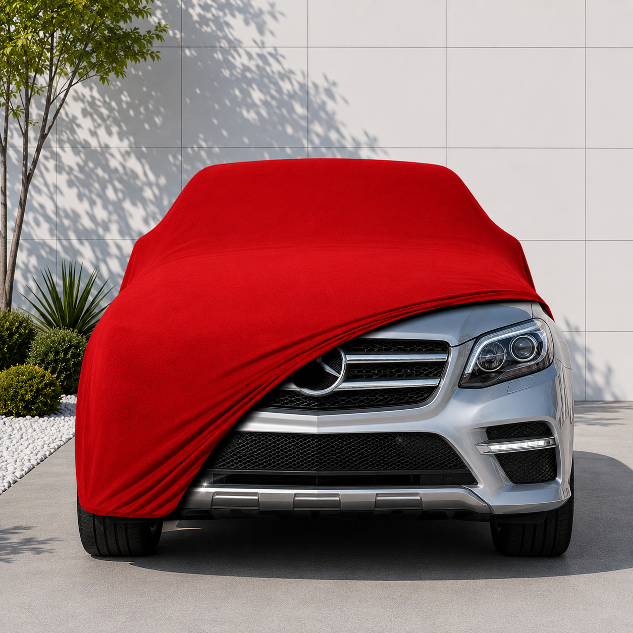 Mercedes Benz ML-Serisi SUV (W166) 2011 - 2015 Araba Brandası Yazlık Kumaş Oto Branda – Araca Özel Uyum