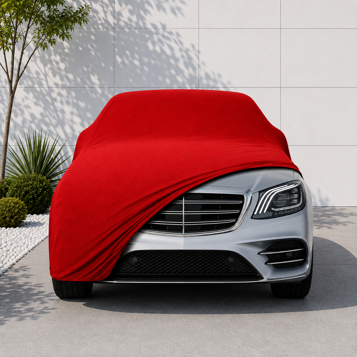 Mercedes Benz S-Serisi Long (W222) 2013 - 2020 Araba Brandası Yazlık Kumaş Oto Branda – Araca Özel Uyum