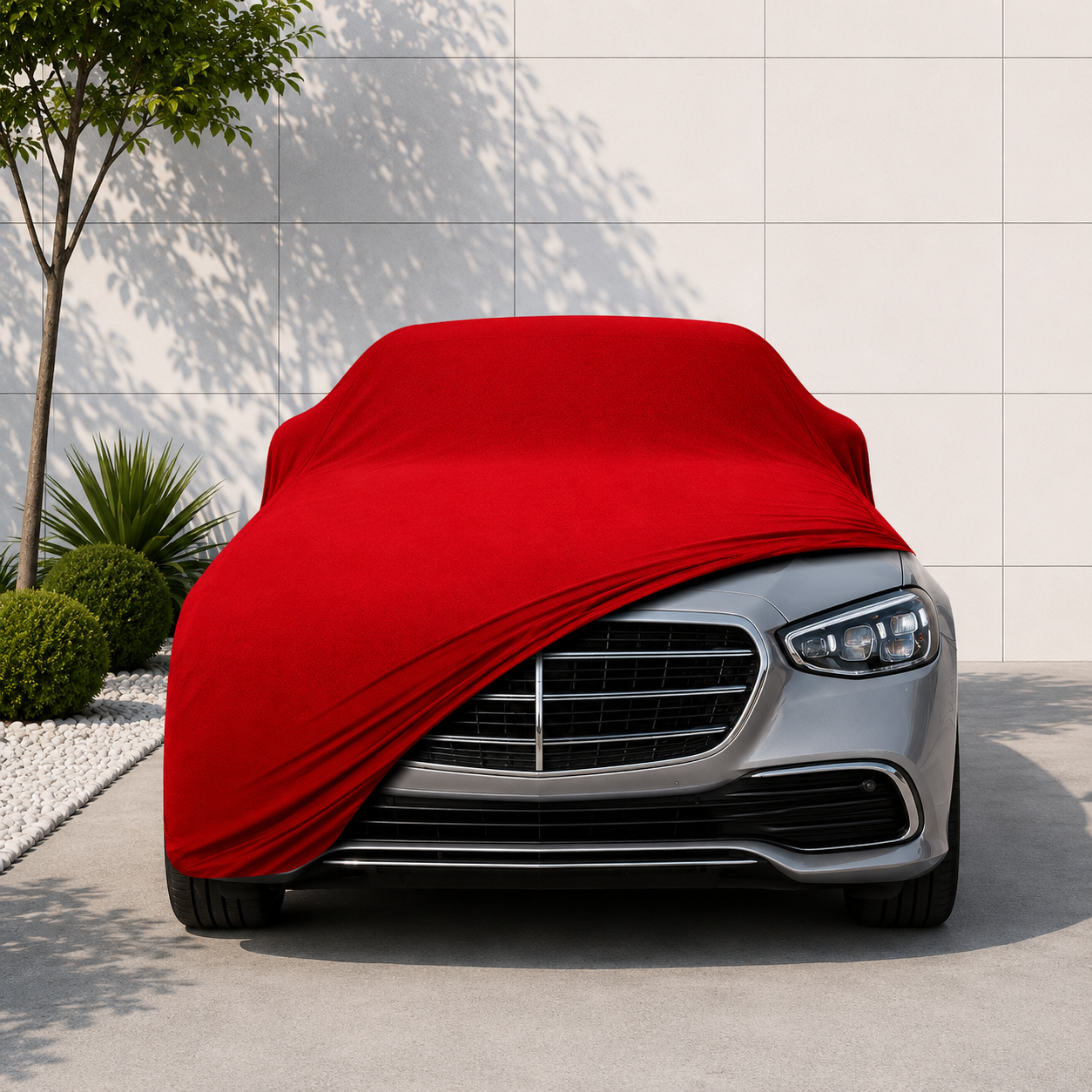 Mercedes Benz S-Serisi  Short (W223) 2020 - 2026 Araba Brandası Yazlık Kumaş Oto Branda – Araca Özel Uyum