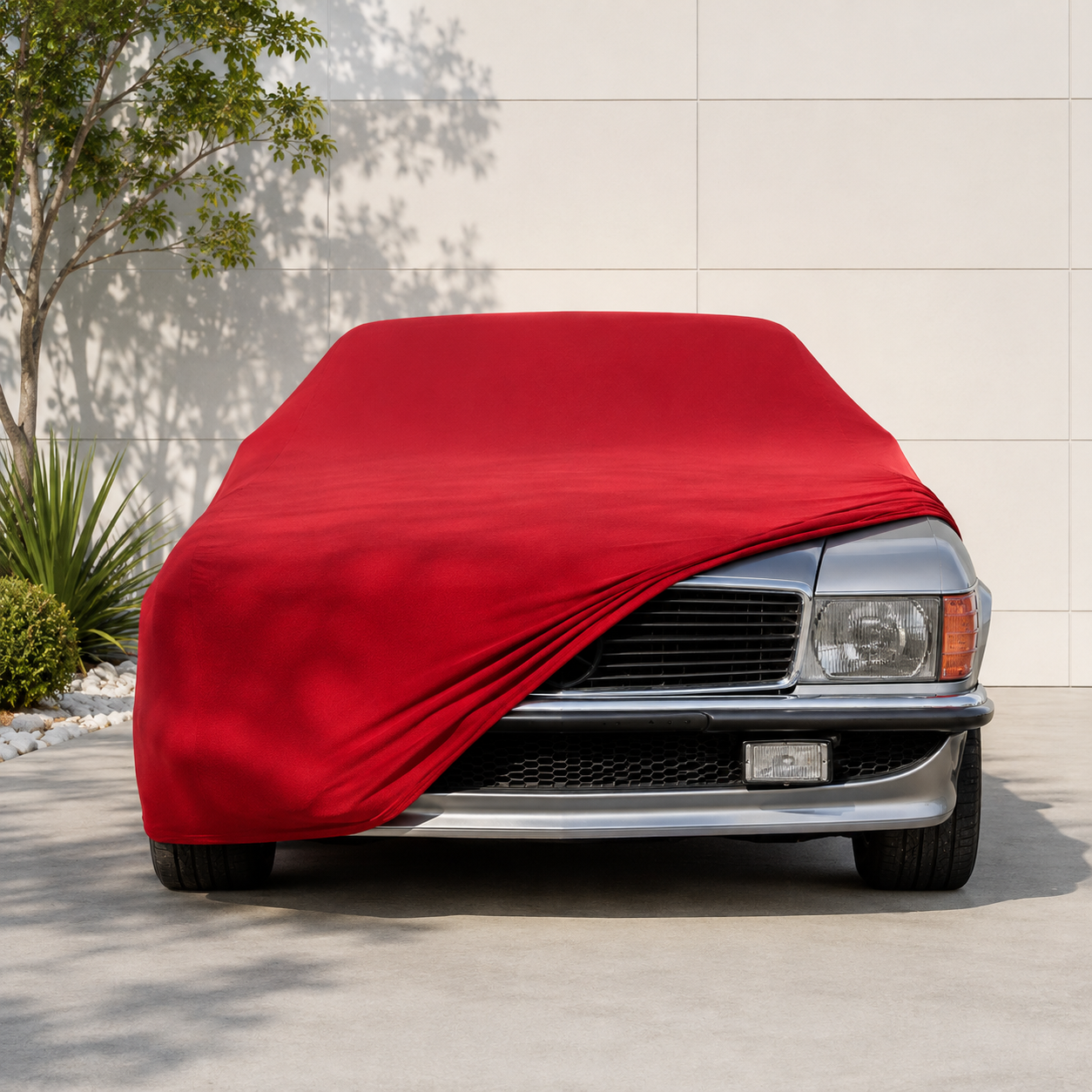 Mercedes Benz SL-Serisi Coupe (C107) 1971 - 1989 Araba Brandası Yazlık Kumaş Oto Branda – Araca Özel Uyum