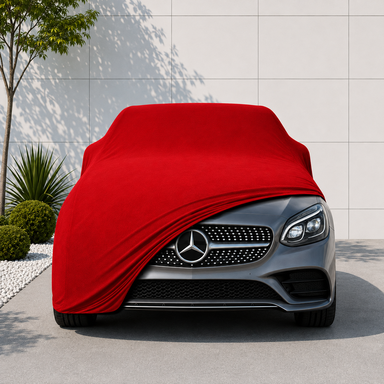 Mercedes Benz SLC-Serisi Roadster (R172) 2016 - 2020 Araba Brandası Yazlık Kumaş Oto Branda – Araca Özel Uyum
