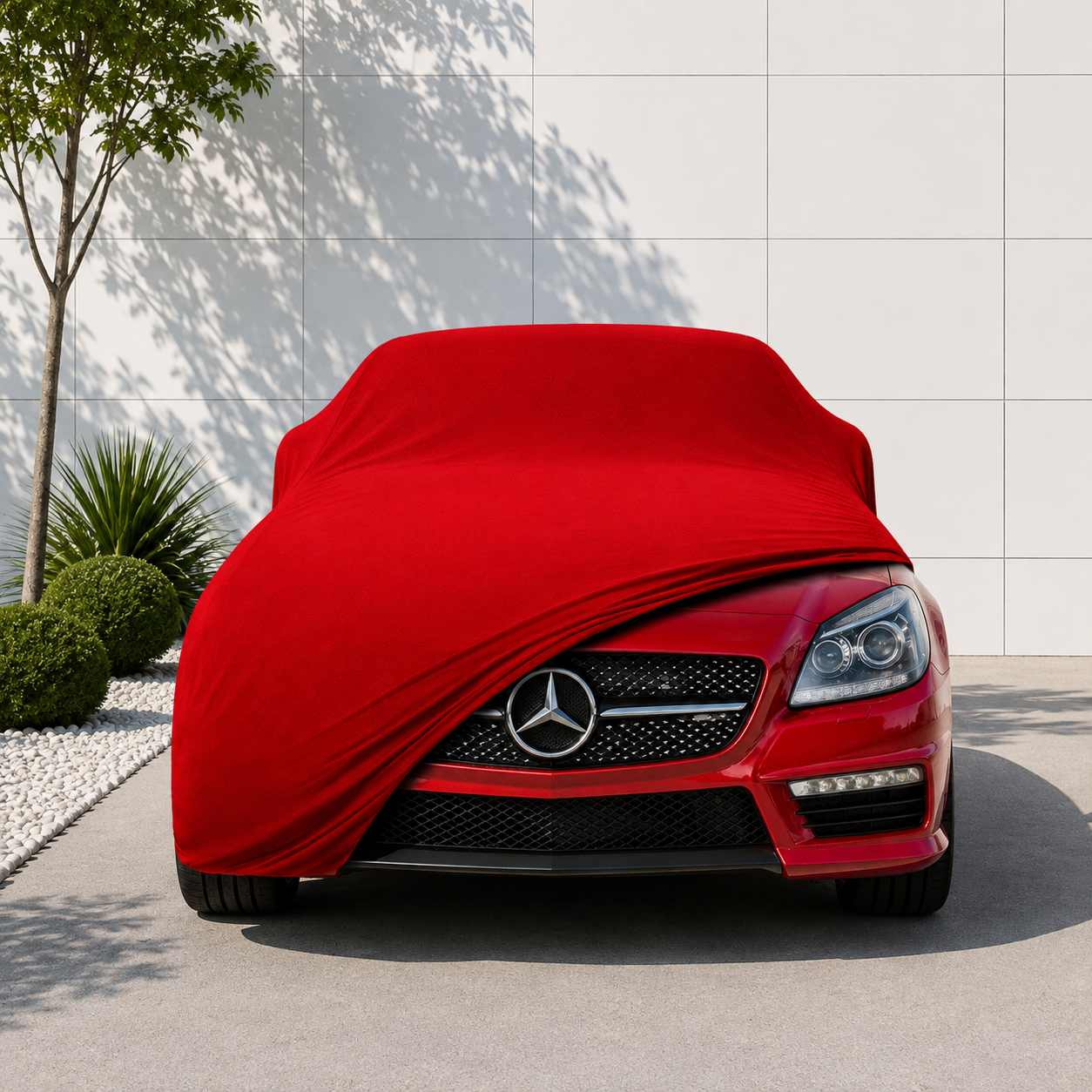 Mercedes Benz SLK-Serisi Roadster (R172) 2011 - 2016 Araba Brandası Yazlık Kumaş Oto Branda – Araca Özel Uyum