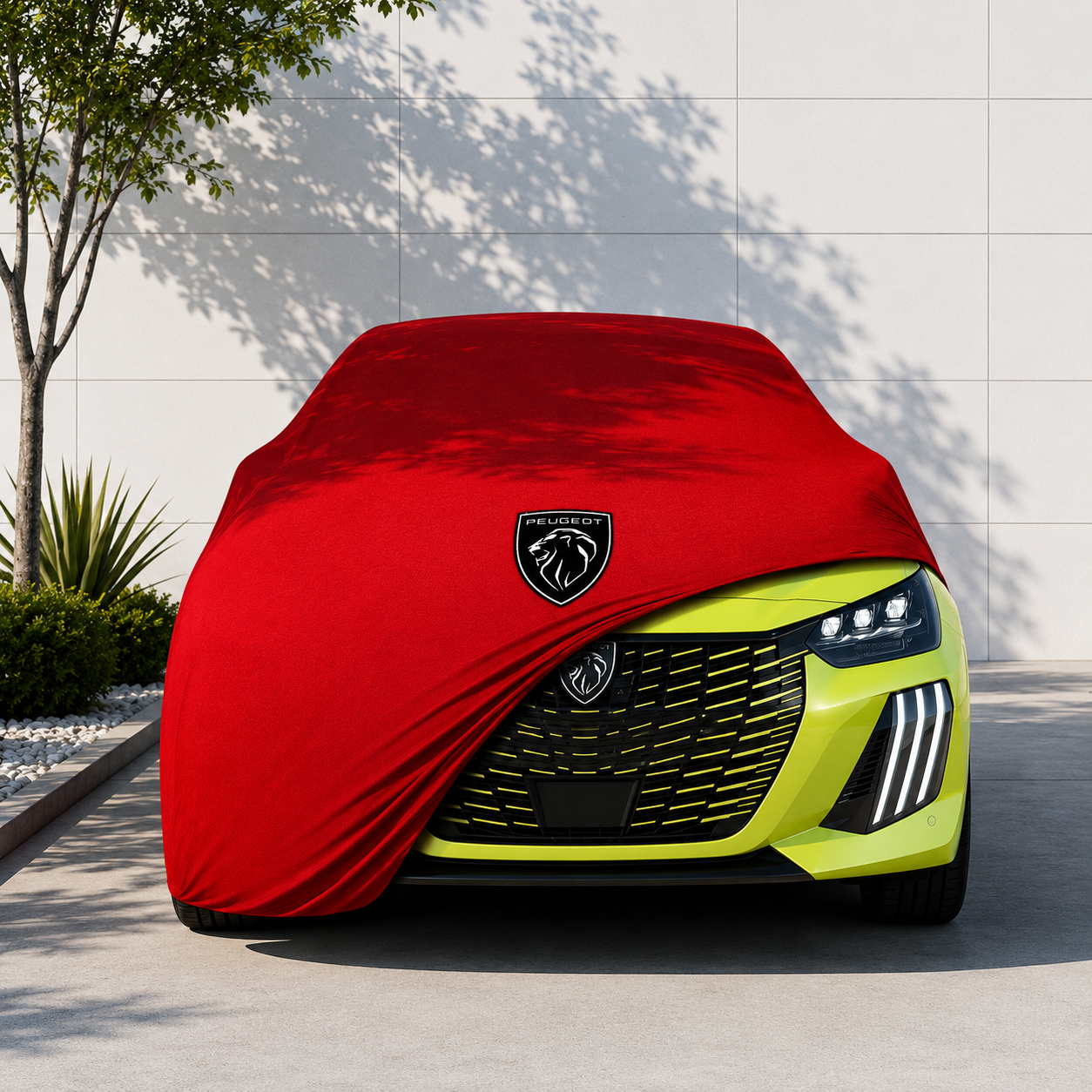 Peugeot 208 Hatchback (P21) 2019 - 2026 Araba Brandası Yazlık Kumaş Oto Branda – Araca Özel Uyum