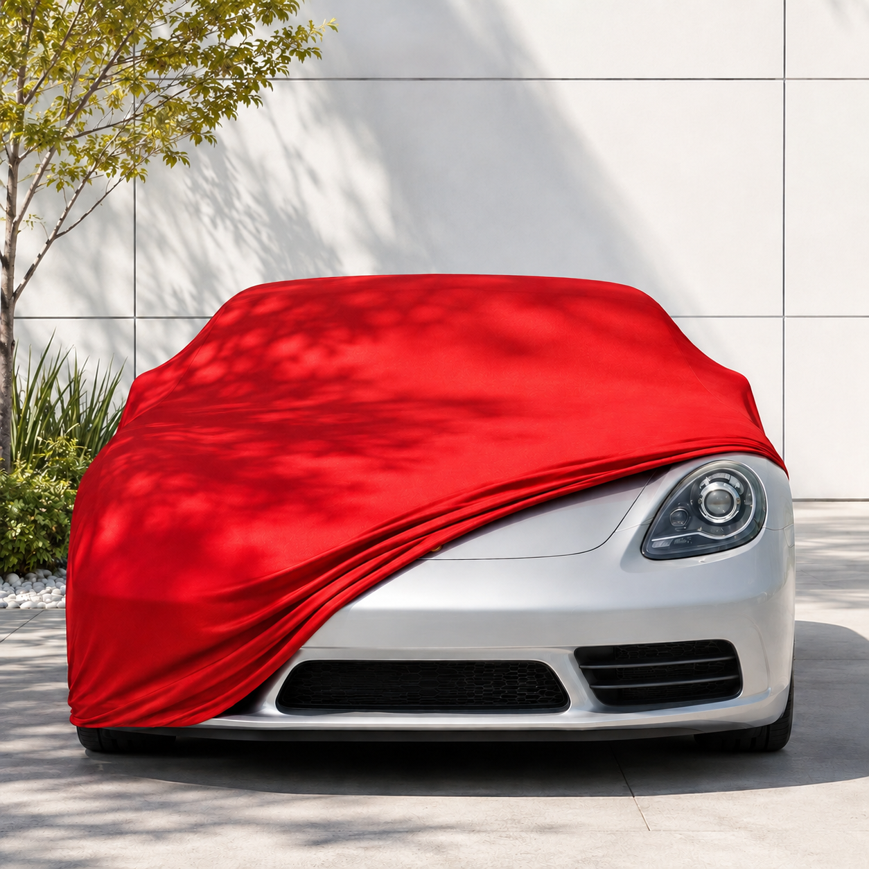 Porsche Cayman Coupe (987C) 2005 - 2013 Araba Brandası Yazlık Kumaş Oto Branda – Araca Özel Uyum