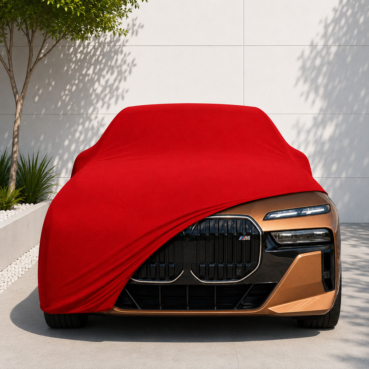 BMW i7 Araba Brandası Yazlık Kumaş Oto Branda – Araca Özel Uyum