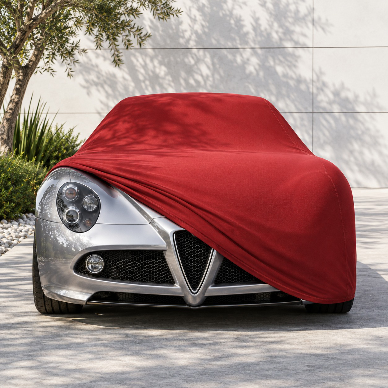 Alfa Romeo 8C Spider Roadster  Araba Brandası Yazlık Kumaş Oto Branda – Araca Özel Uyum