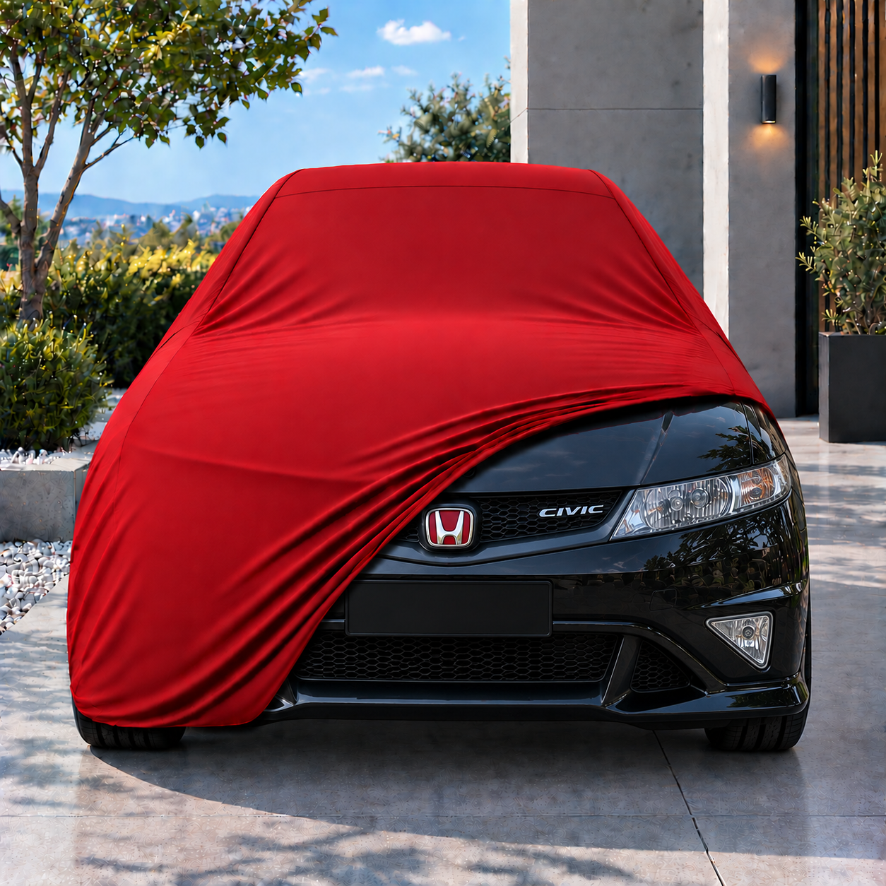 Honda Civic Hatchback (5 Kapı) 2006 - 2012 Araba Brandası Yazlık Kumaş Oto Branda – Araca Özel Uyum