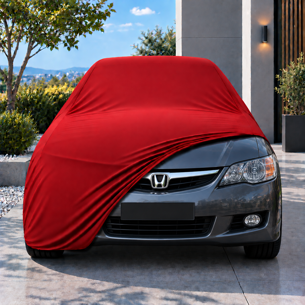 Honda Civic Sedan 2006-2012 Araba Brandası Yazlık Kumaş Oto Branda – Araca Özel Uyum