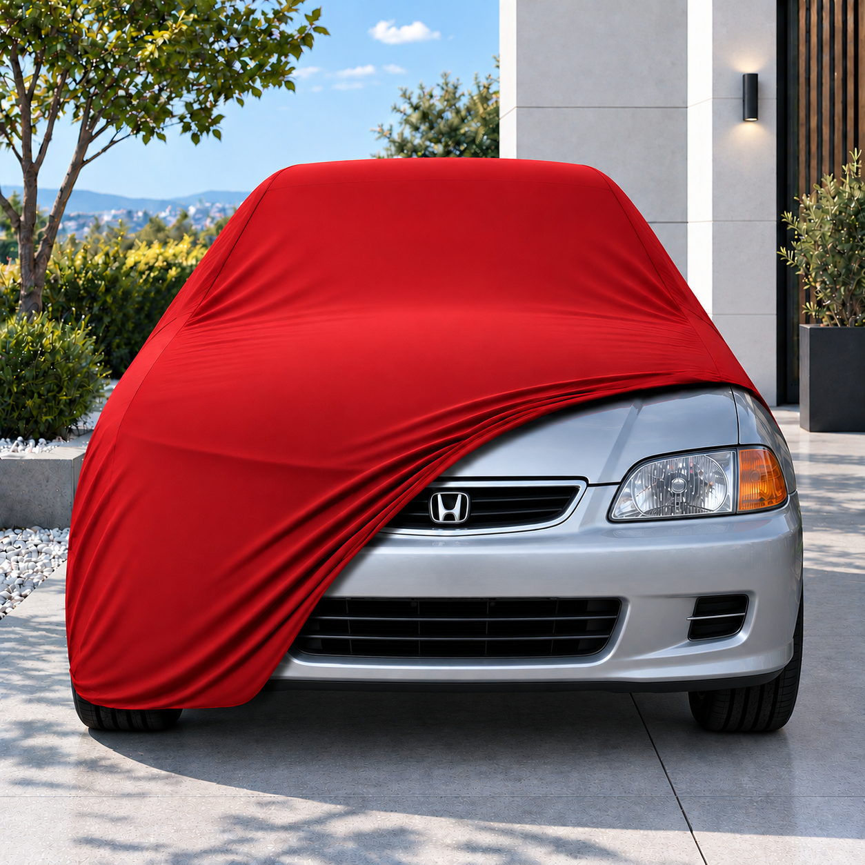 Honda Civic Hatchback (3 kapı) 1996-2001 Araba Brandası Yazlık Kumaş Oto Branda – Araca Özel Uyum