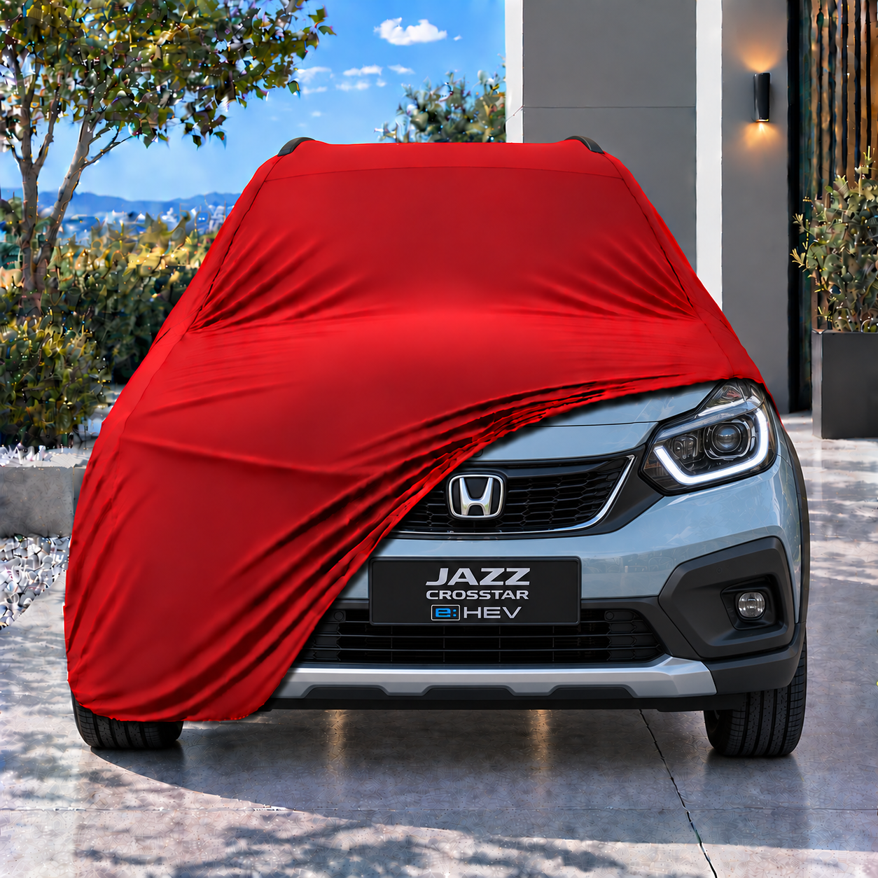Honda Jazz Crosstar e:HEV 2020-Günümüz Araba Brandası Yazlık Kumaş Oto Branda – Araca Özel Uyum