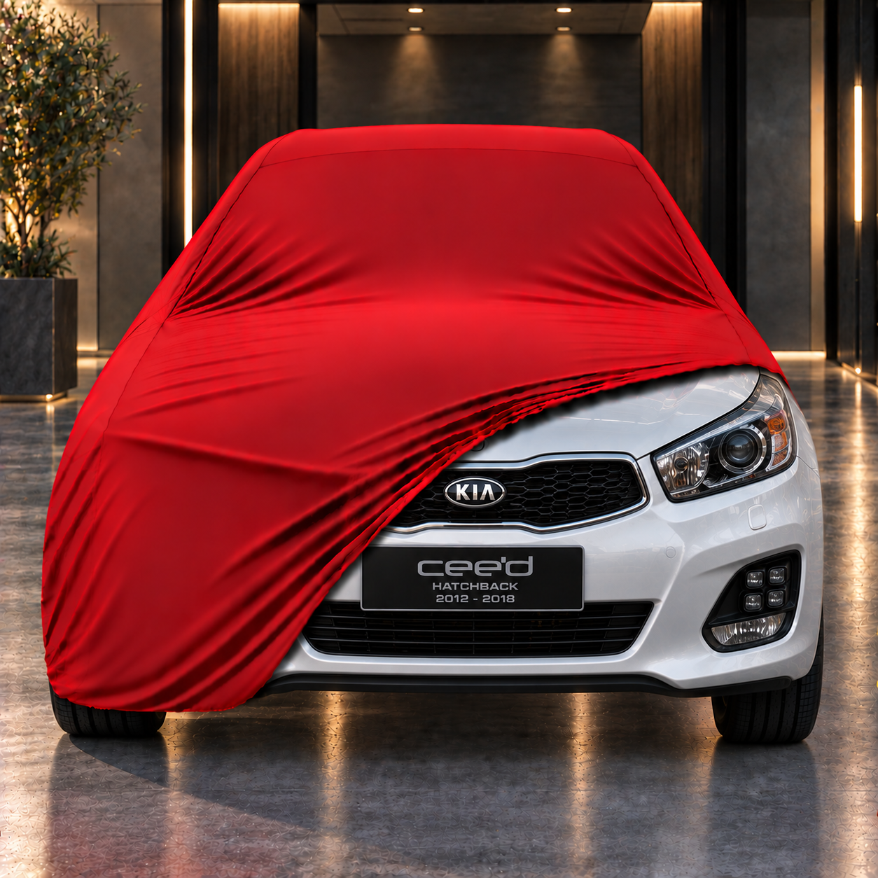 KİA Ceed Hatchback (3 Kapı) 2013-2018 Araba Brandası Yazlık Kumaş Oto Branda – Araca Özel Uyum