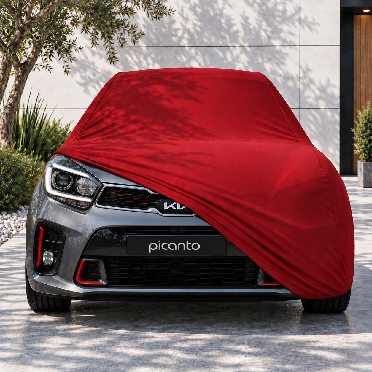 KİA Picanto 2020-2024 Araba Brandası Yazlık Kumaş Oto Branda – Araca Özel Uyum