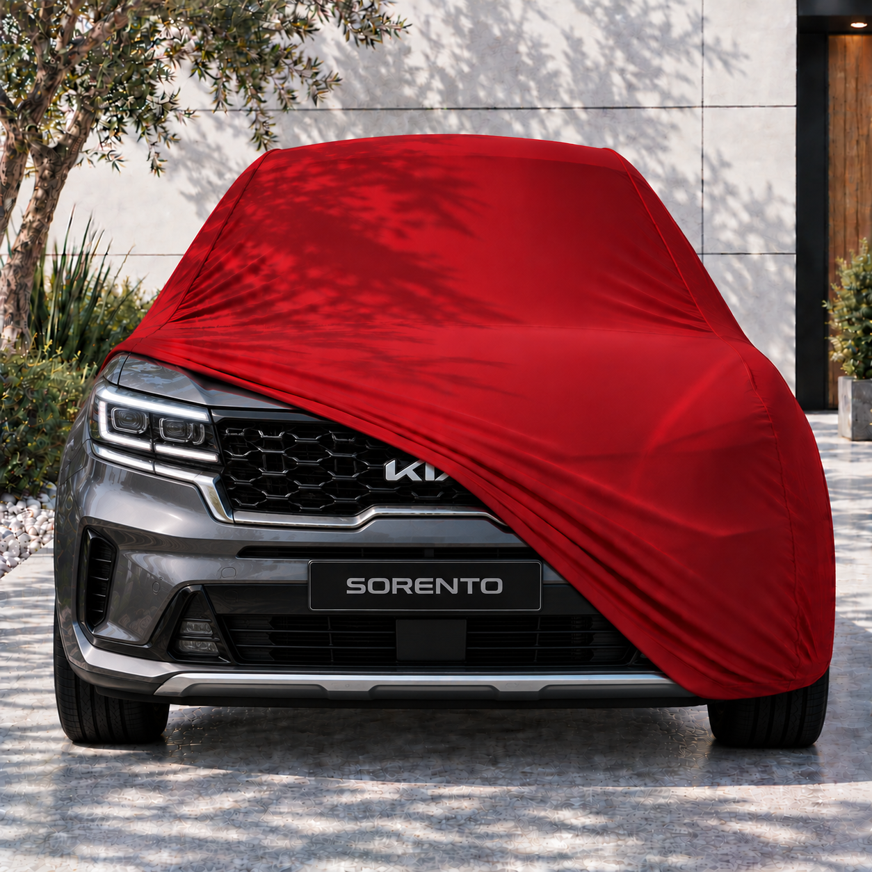 KİA Sorento 2020-Günümüz Araba Brandası Yazlık Kumaş Oto Branda – Araca Özel Uyum