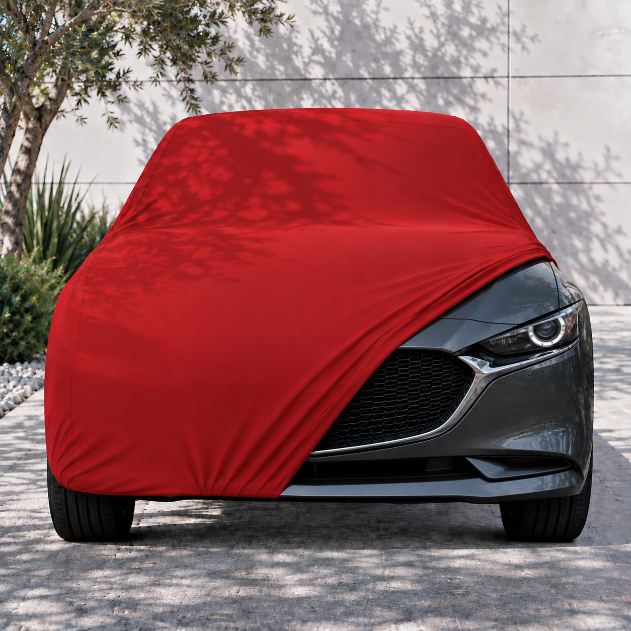 Mazda 3 Hatchback 2019-2024 Araba Brandası Yazlık Kumaş Oto Branda – Araca Özel Uyum