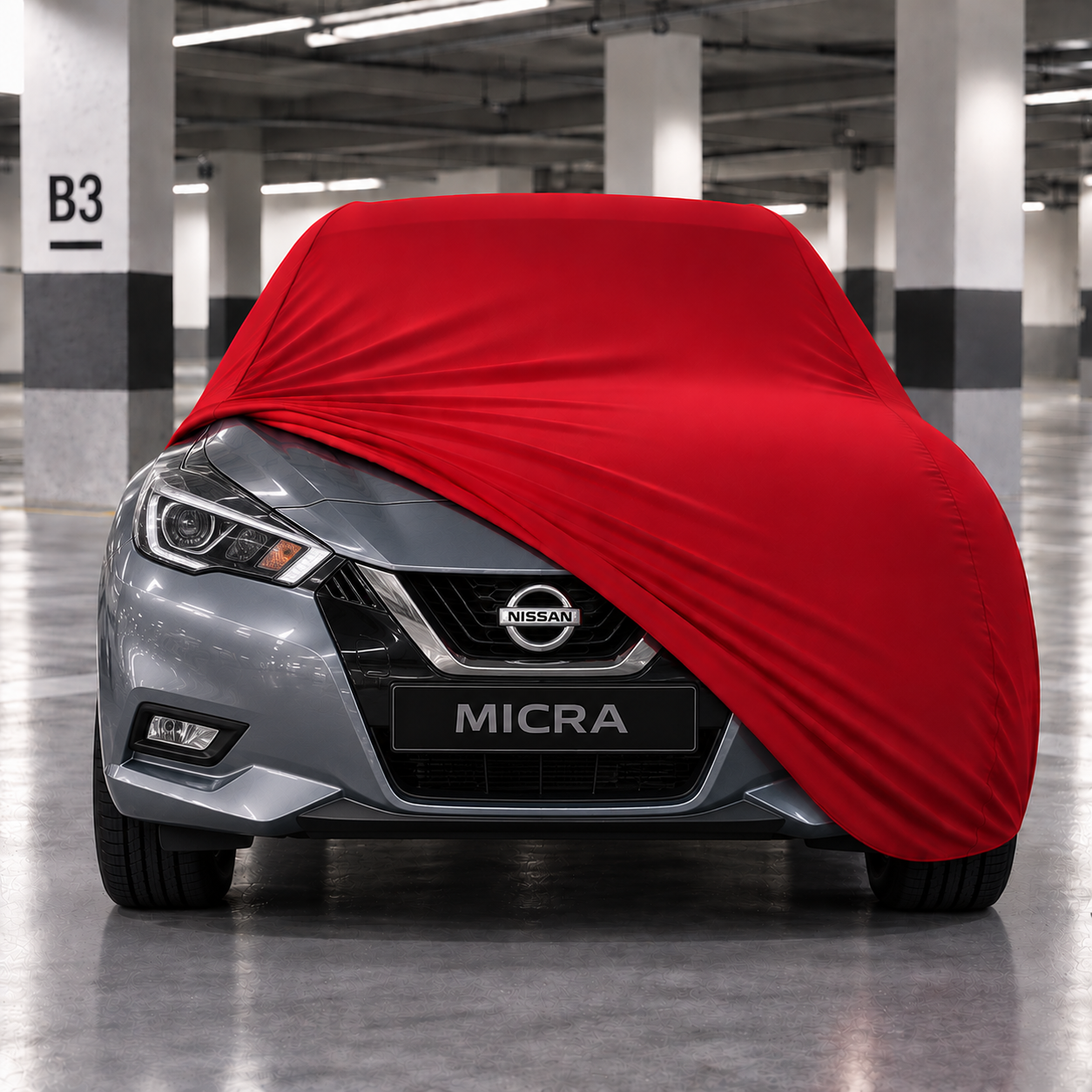 Nissan Micra 2019-2022 Araba Brandası Yazlık Kumaş Oto Branda – Araca Özel Uyum