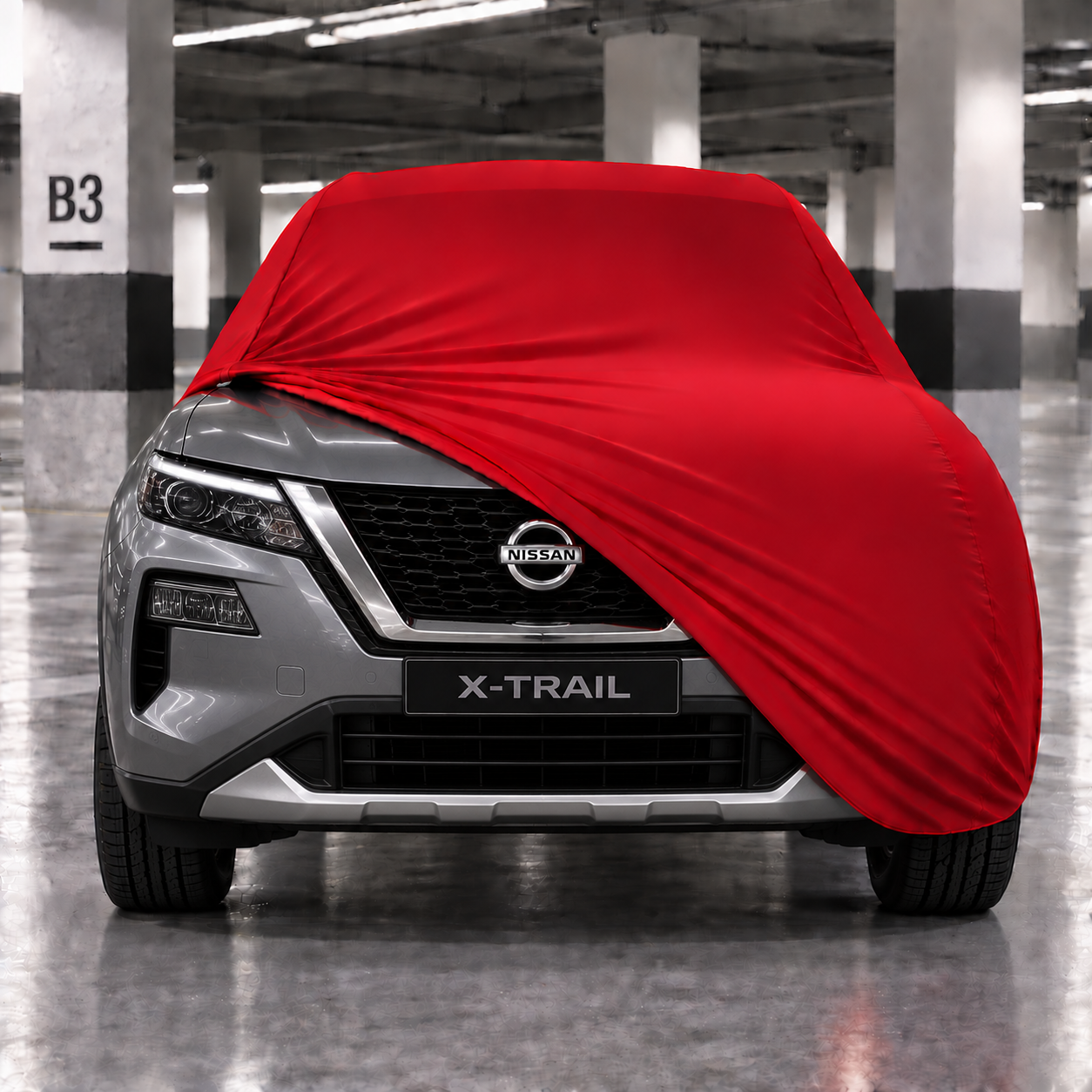 Nissan X-Trail 2022-Günümüz Araba Brandası Yazlık Kumaş Oto Branda – Araca Özel Uyum