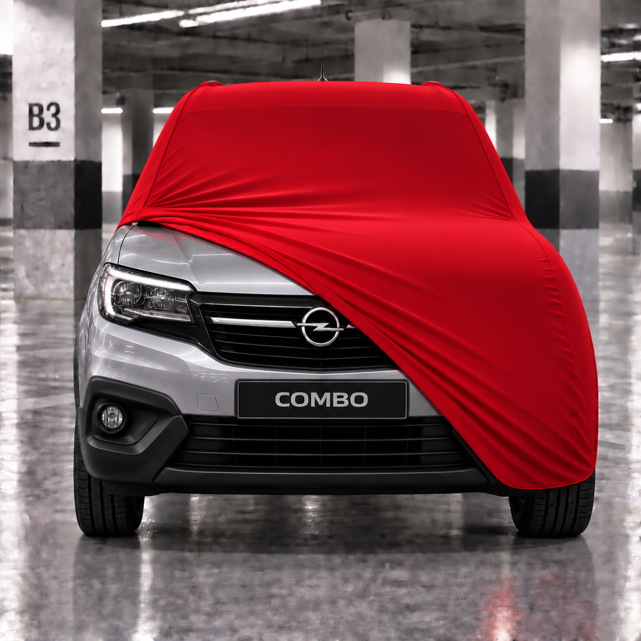 Opel Combo Tour 2018-Günümüz Araba Brandası Yazlık Kumaş Oto Branda – Araca Özel Uyum