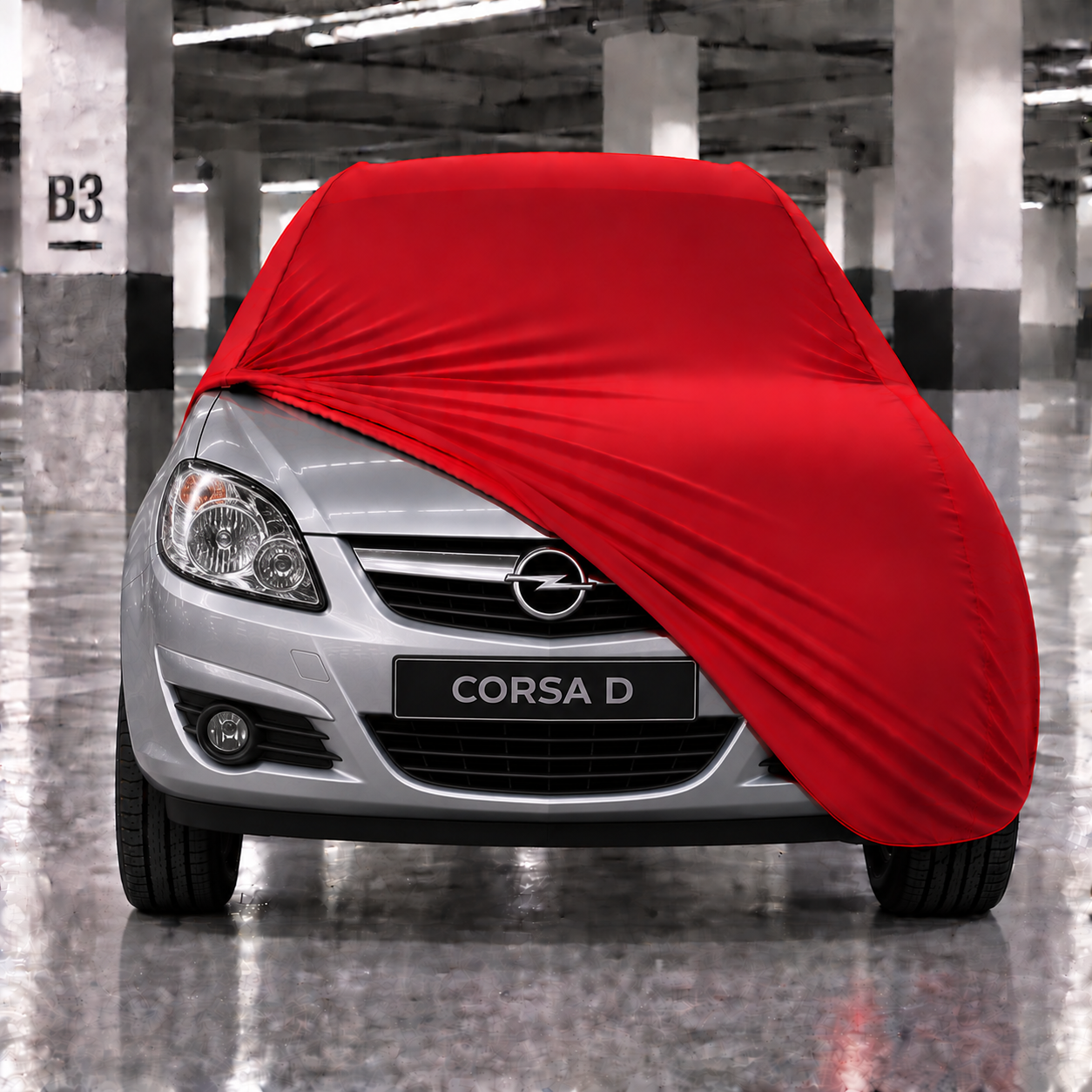 Opel Corsa D 2006-2014 Araba Brandası Yazlık Kumaş Oto Branda – Araca Özel Uyum