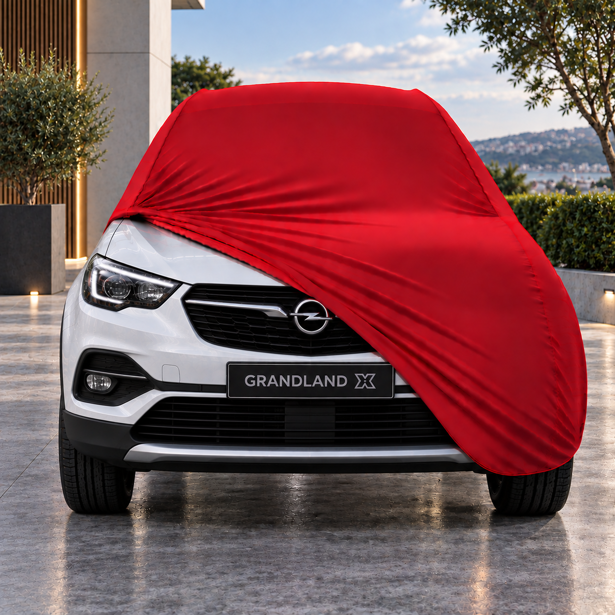 Opel Grandland X 2017-2021 Araba Brandası Yazlık Kumaş Oto Branda – Araca Özel Uyum