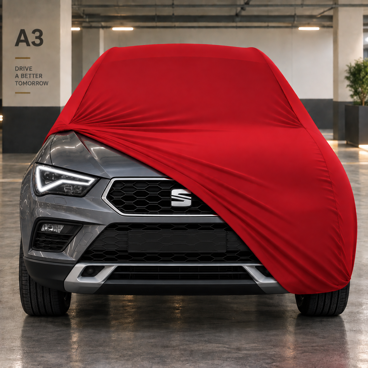 Seat Ateca 2020-Günümüz Araba Brandası Yazlık Kumaş Oto Branda – Araca Özel Uyum