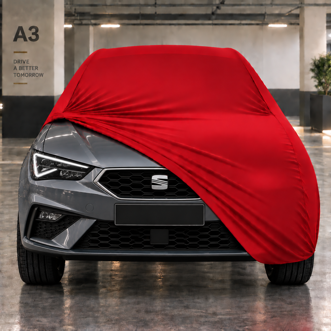 Seat Leon 2021-Günümüz Araba Brandası Yazlık Kumaş Oto Branda – Araca Özel Uyum