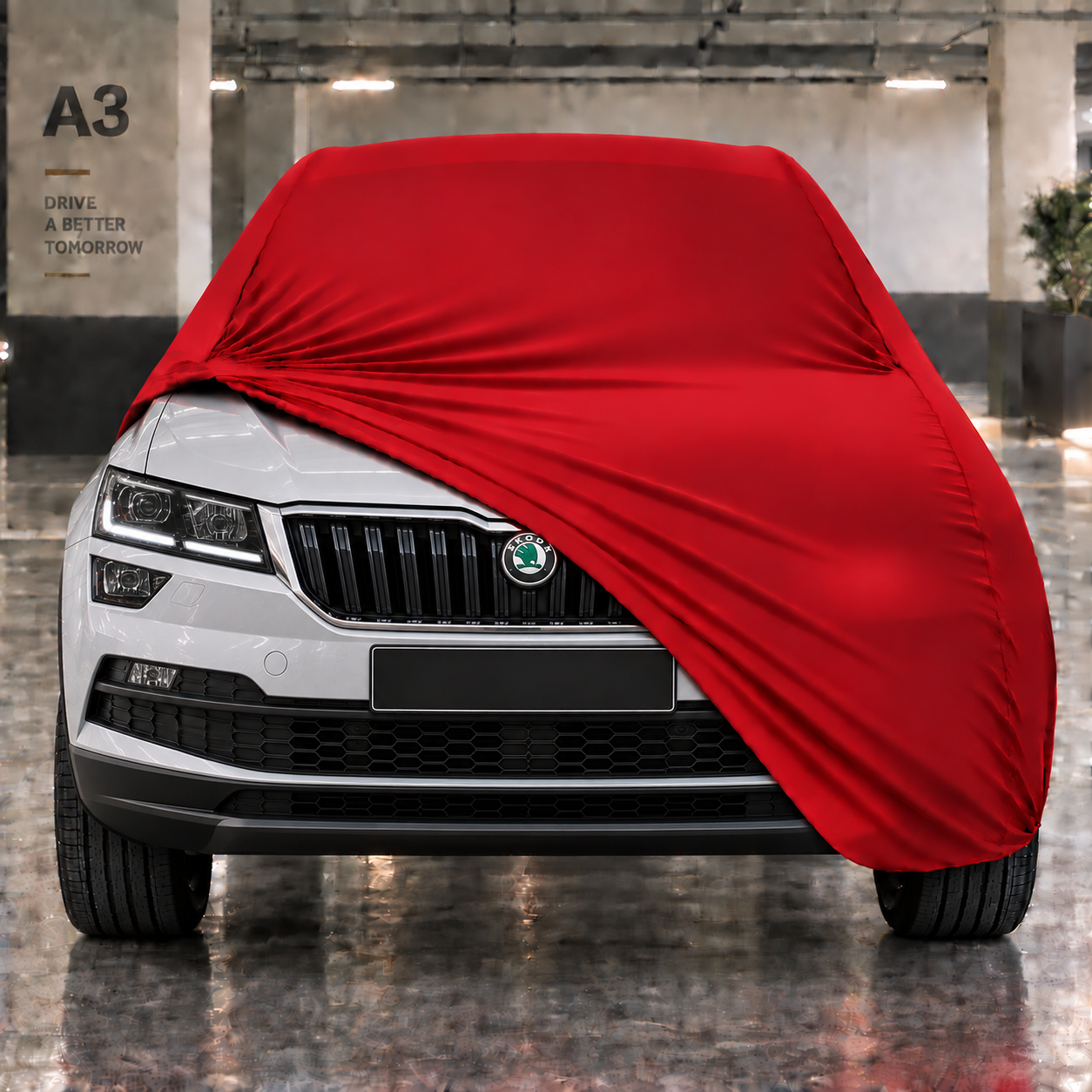 Skoda Karoq Araba Brandası Yazlık Kumaş Oto Branda – Araca Özel Uyum