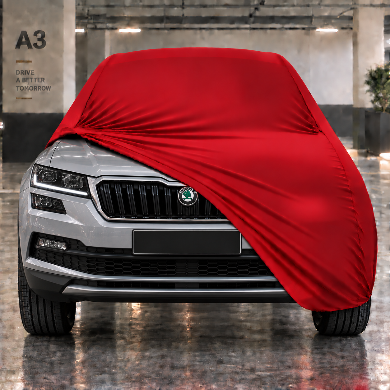 Skoda Kodiaq Araba Brandası Yazlık Kumaş Oto Branda – Araca Özel Uyum