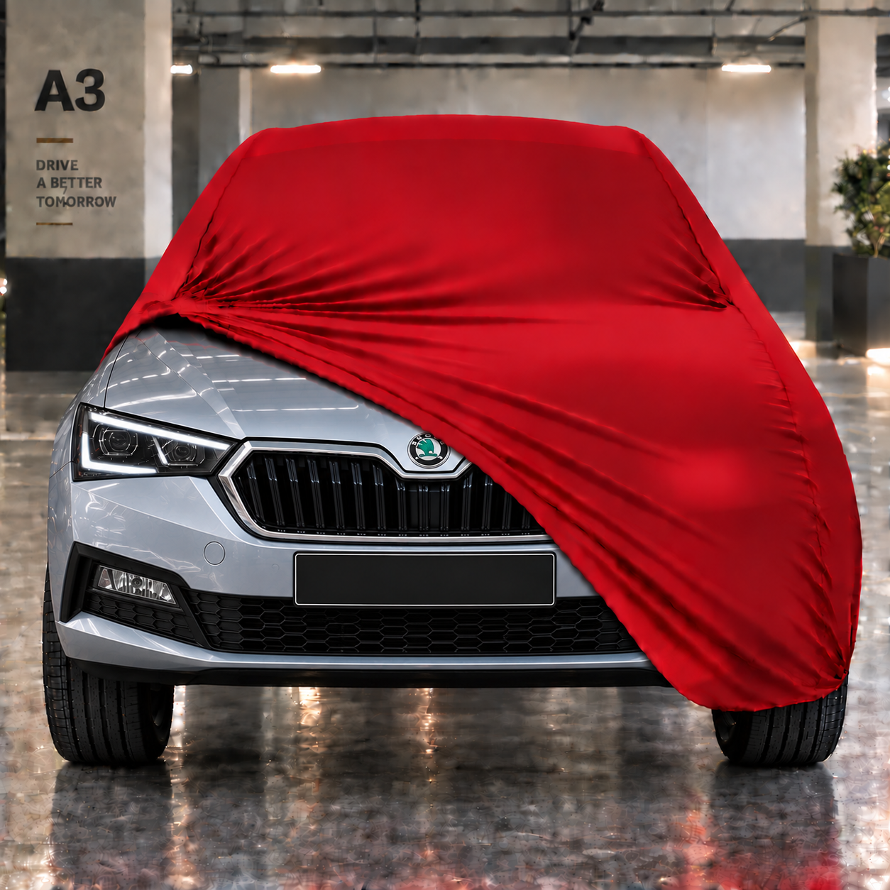 Skoda Scala 2020-2024 Araba Brandası Yazlık Kumaş Oto Branda – Araca Özel Uyum