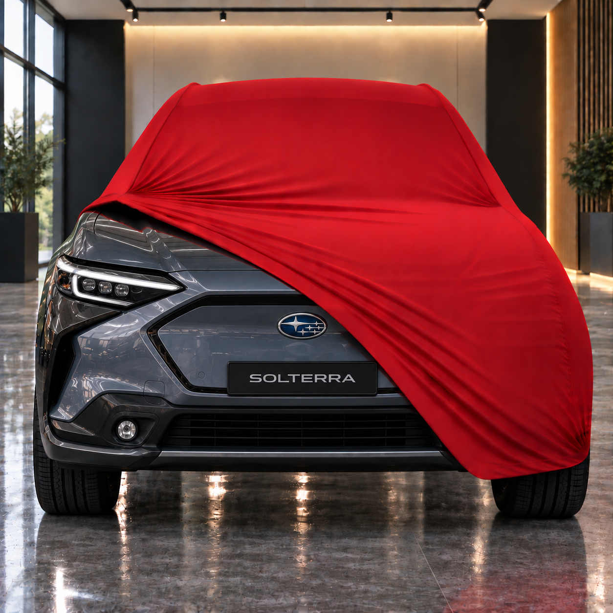 Subaru Solterra 2022-Günümüz Araba Brandası Yazlık Kumaş Oto Branda – Araca Özel Uyum