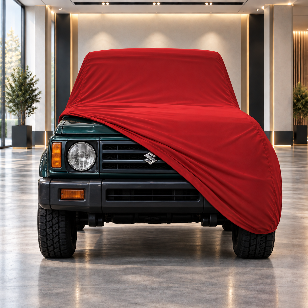Suzuki Jimny (3 Kapılı) 1985-1998 Araba Brandası Yazlık Kumaş Oto Branda – Araca Özel Uyum