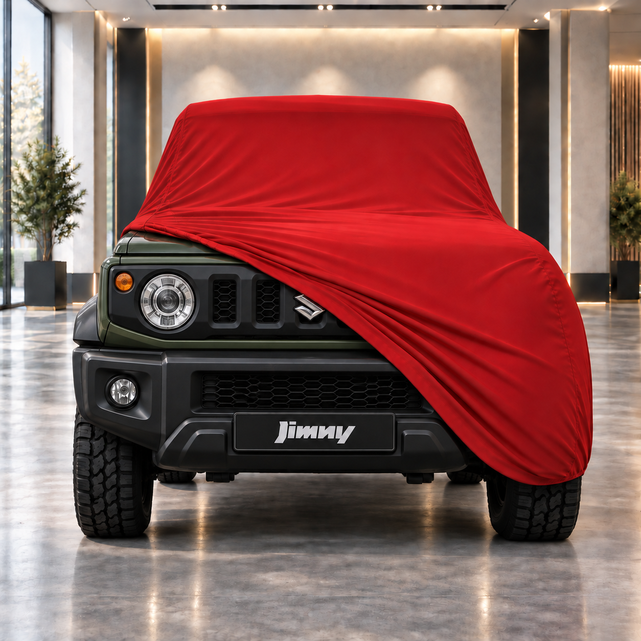 Suzuki Jimny (3 Kapılı) 2018-Günümüz Araba Brandası Yazlık Kumaş Oto Branda – Araca Özel Uyum