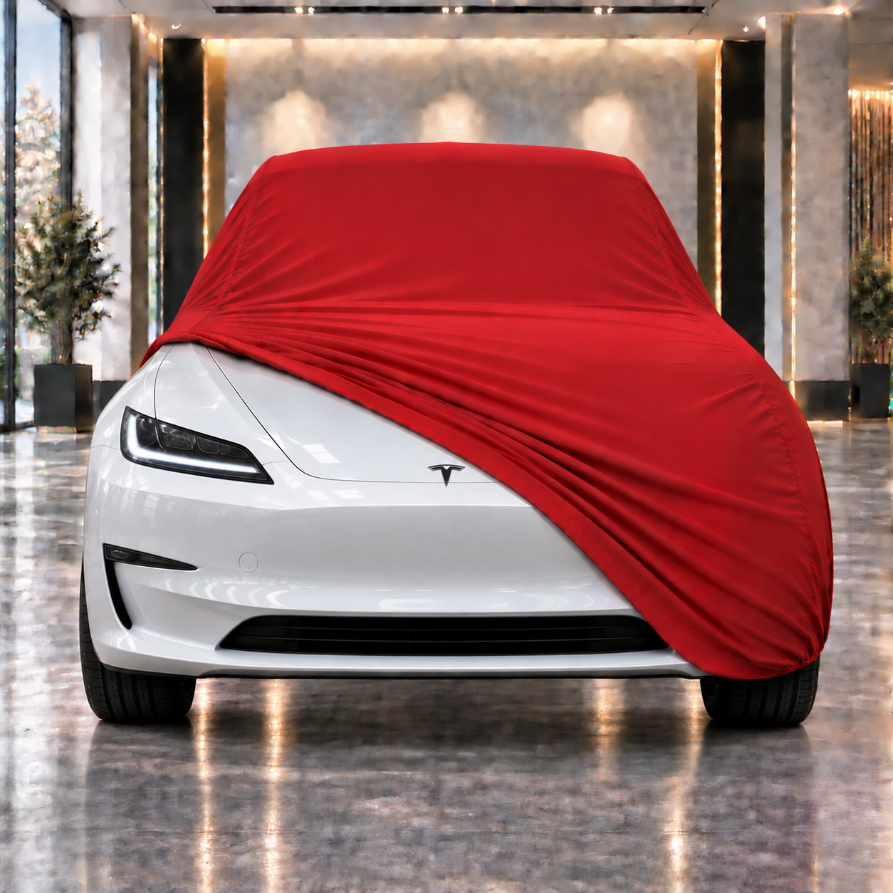 Tesla Model 3 2024-Günümüz Araba Brandası Yazlık Kumaş Oto Branda – Araca Özel Uyum