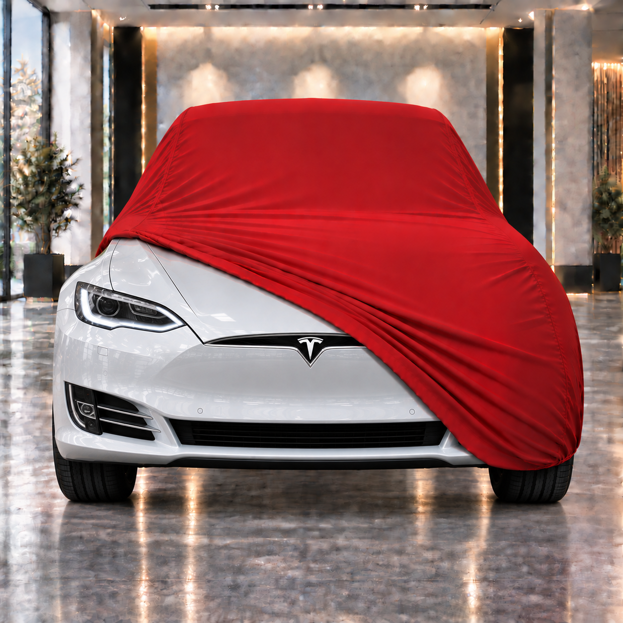 Tesla Model S 2016-2021 Araba Brandası Yazlık Kumaş Oto Branda – Araca Özel Uyum
