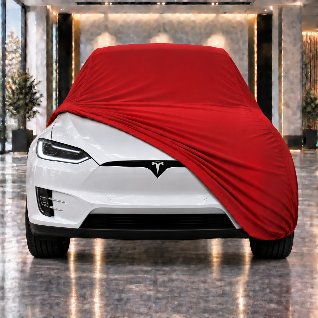 Tesla Model X 2016-2021 Araba Brandası Yazlık Kumaş Oto Branda – Araca Özel Uyum