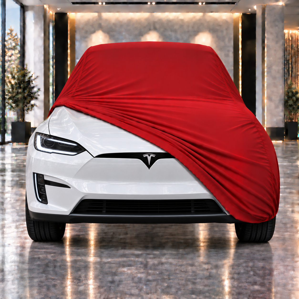 Tesla Model X 2021-2026 Araba Brandası Yazlık Kumaş Oto Branda – Araca Özel Uyum