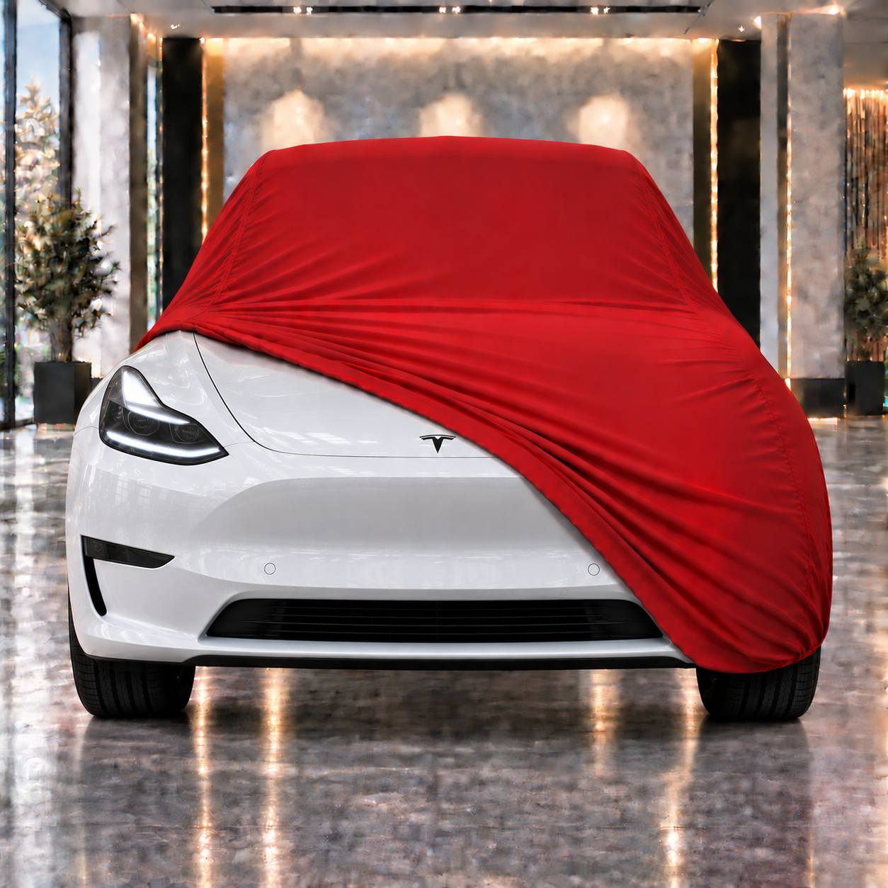 Tesla Model Y 2023-2025 Araba Brandası Yazlık Kumaş Oto Branda – Araca Özel Uyum