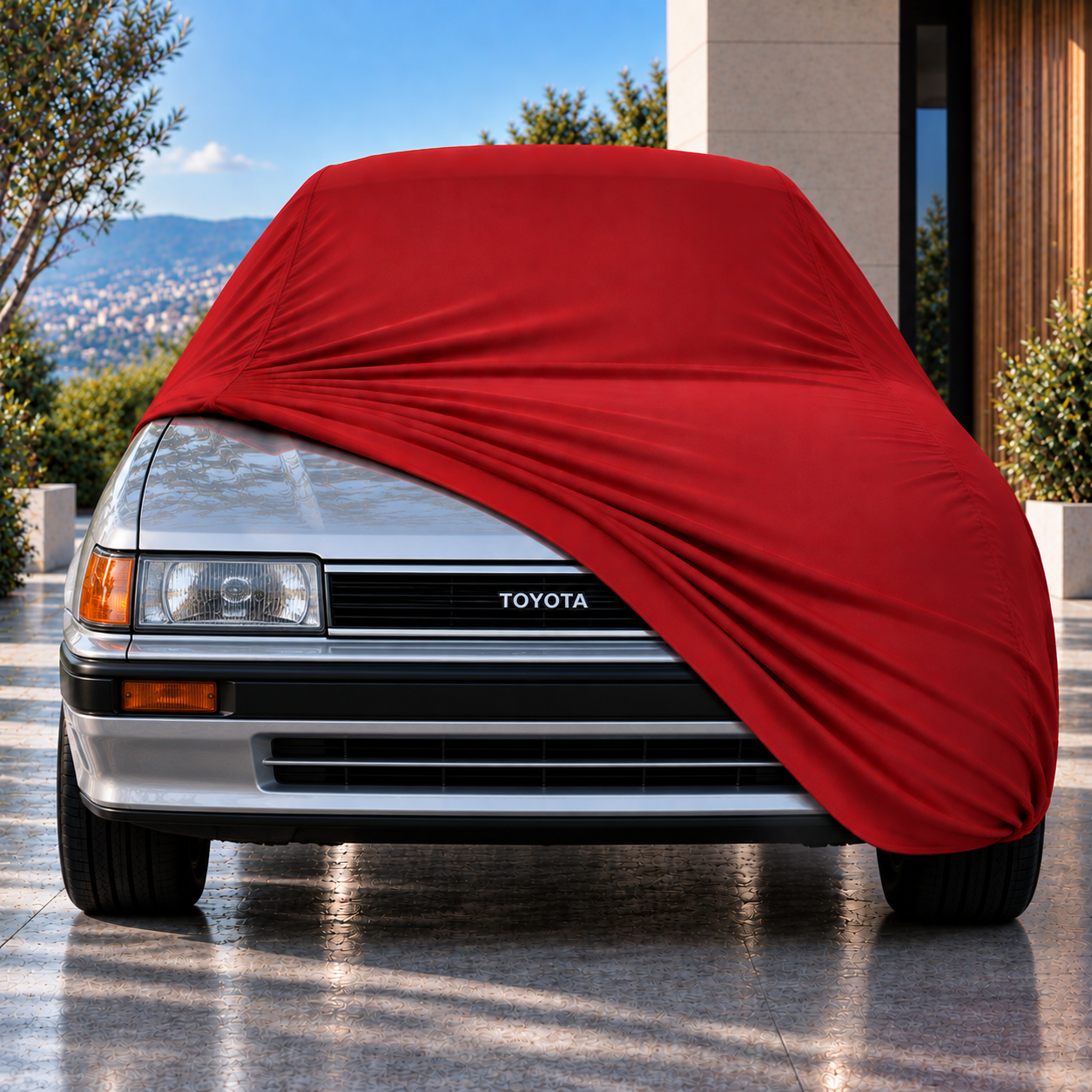 Toyota Corolla 1987-1992 Araba Brandası Yazlık Kumaş Oto Branda – Araca Özel Uyum