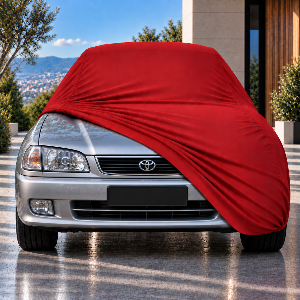 Toyota Corolla 1998-2002 Araba Brandası Yazlık Kumaş Oto Branda – Araca Özel Uyum