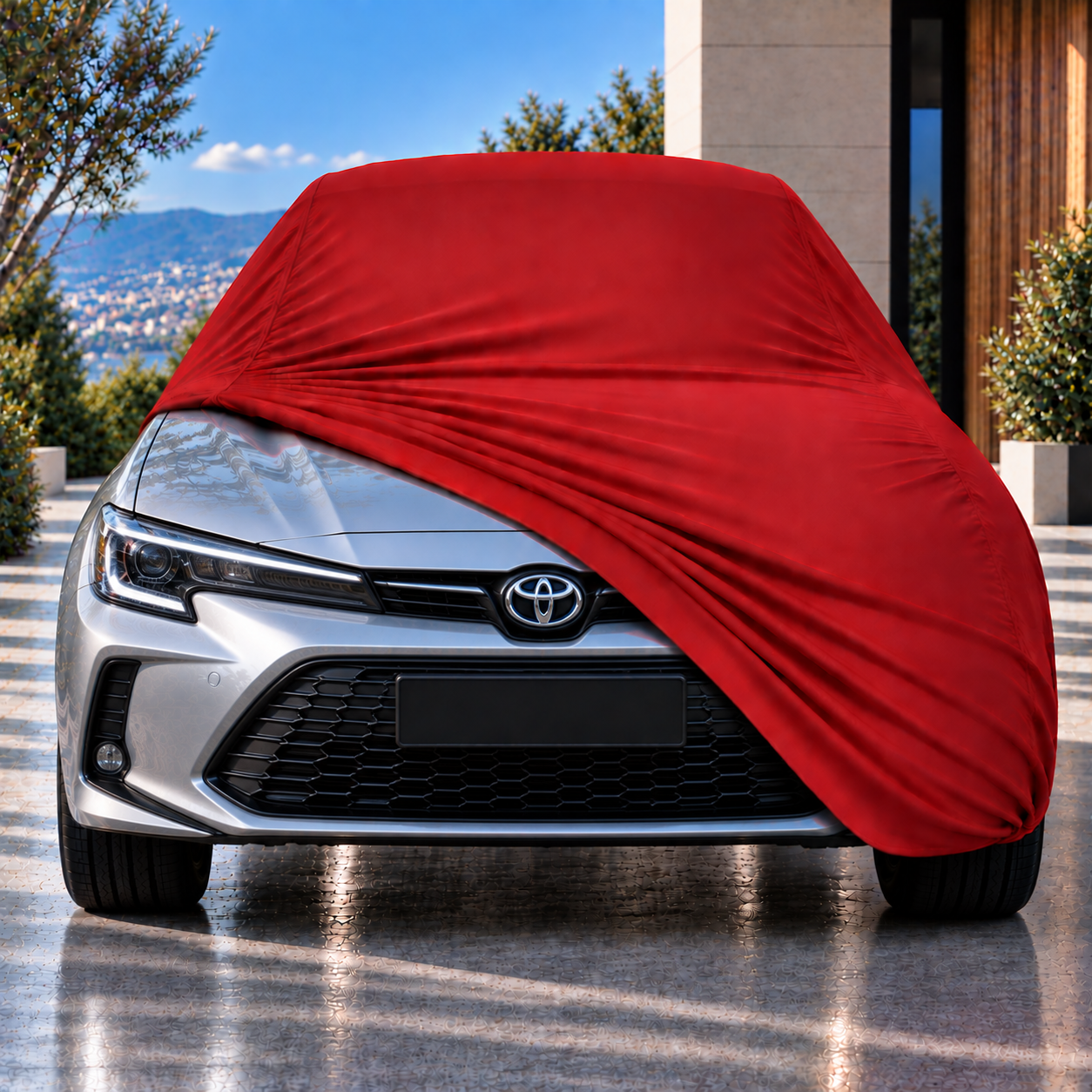 Toyota Corolla Sedan 2026-Günümüz Araba Brandası Yazlık Kumaş Oto Branda – Araca Özel Uyum