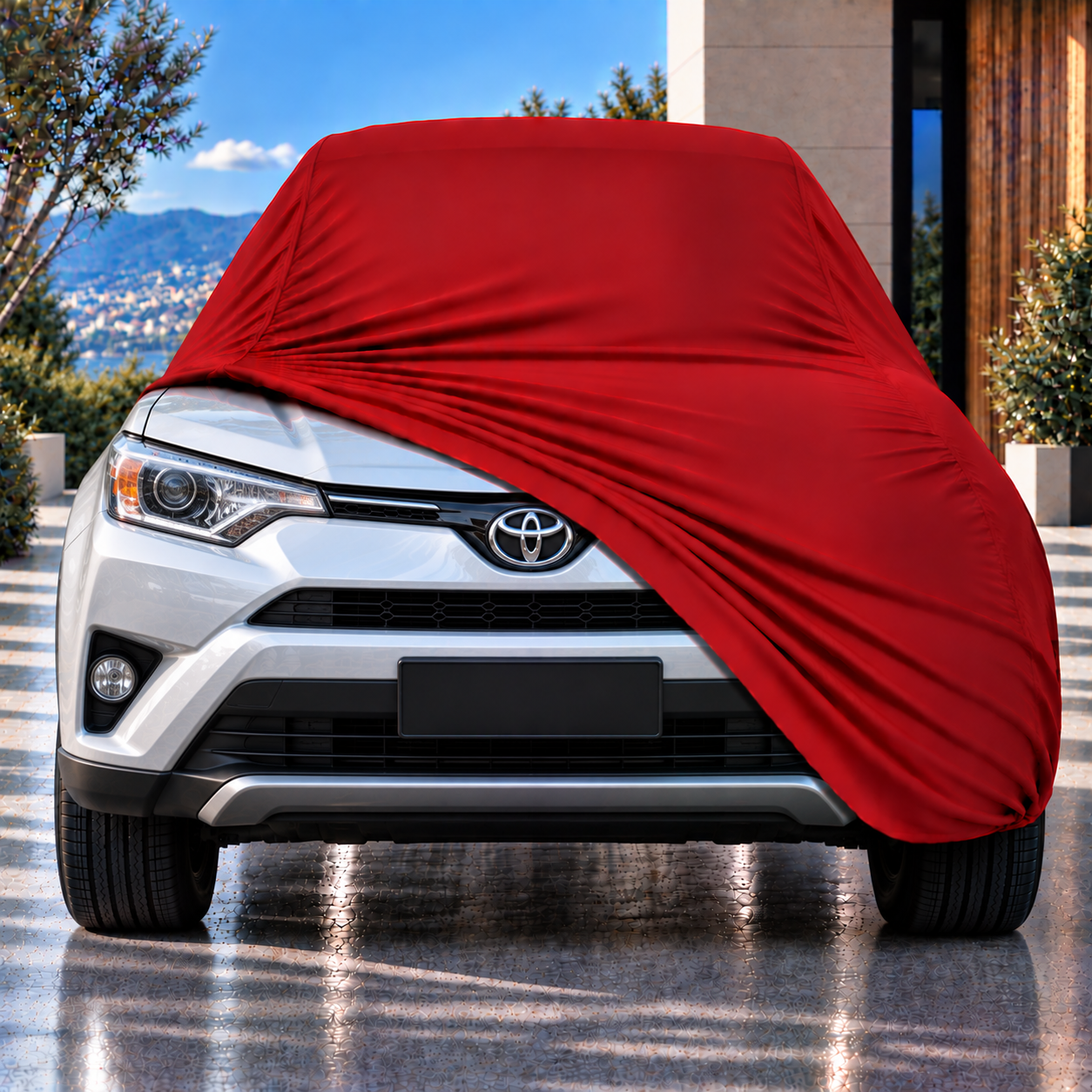 Toyota RAV4 2013-2019 Araba Brandası Yazlık Kumaş Oto Branda – Araca Özel Uyum