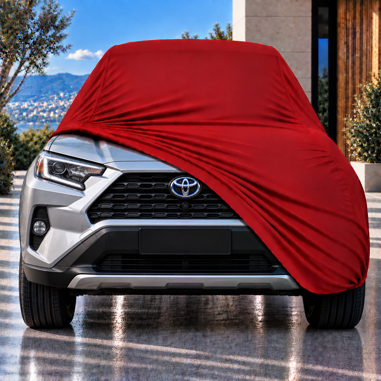 Toyota RAV4 Hybrid 2019-2026 Araba Brandası Yazlık Kumaş Oto Branda – Araca Özel Uyum